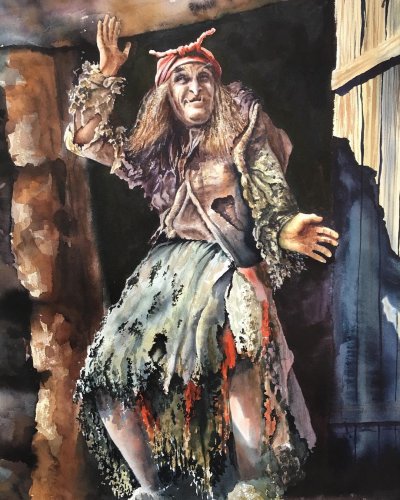 Художник Николай Кочергин баба Яга