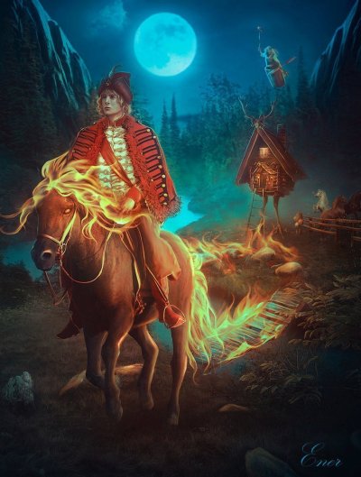 Баба Яга и Марья Моревна