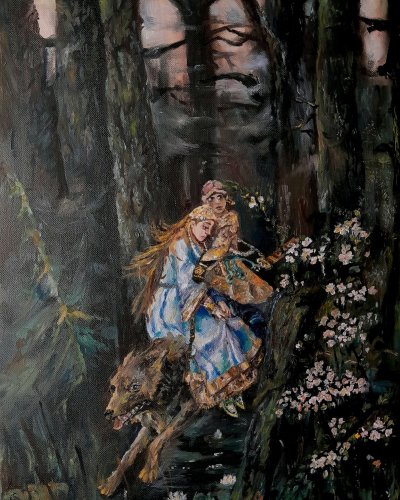 Васнецов Виктор Михайлович Иван-Царевич на сером волке