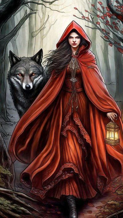 Little Red riding Hood and the Wolf