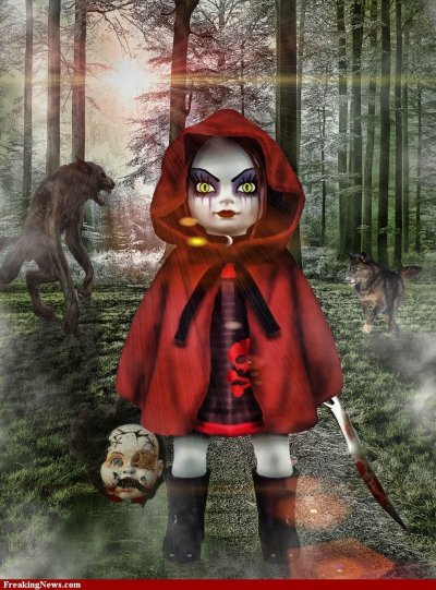 Красная шапочка Тима Бертона