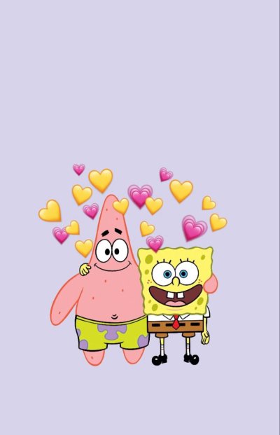 Обои Патрик и губка