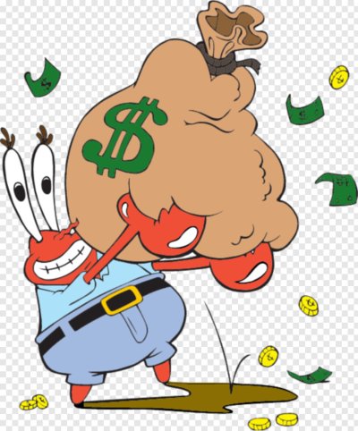 Крабс с деньгами