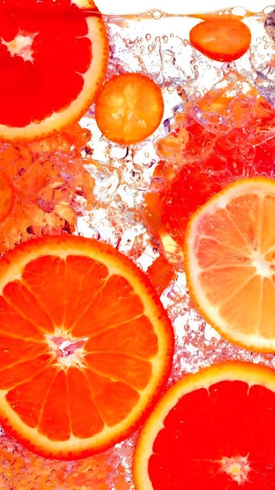 Оранжевые фрукты