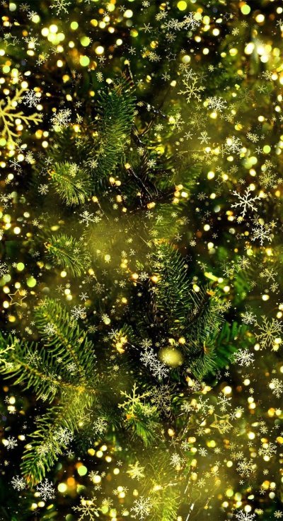 Новогодний фон на телефон