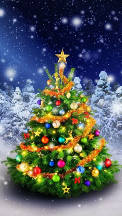 Красивая Новогодняя елка