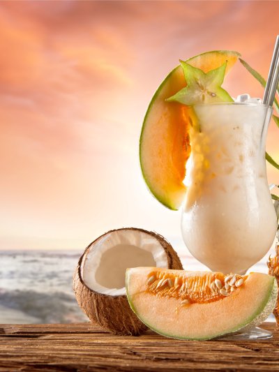 Коктейль манго дыня