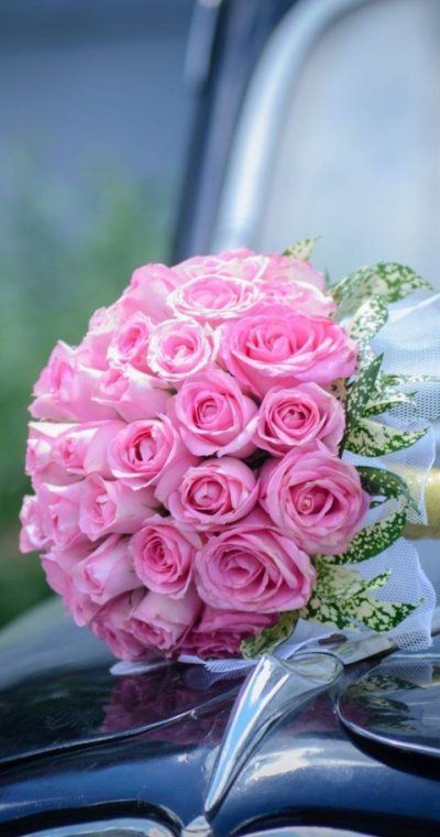 Розовый букет