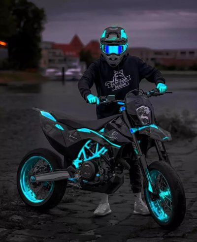 Пит байк неон 300