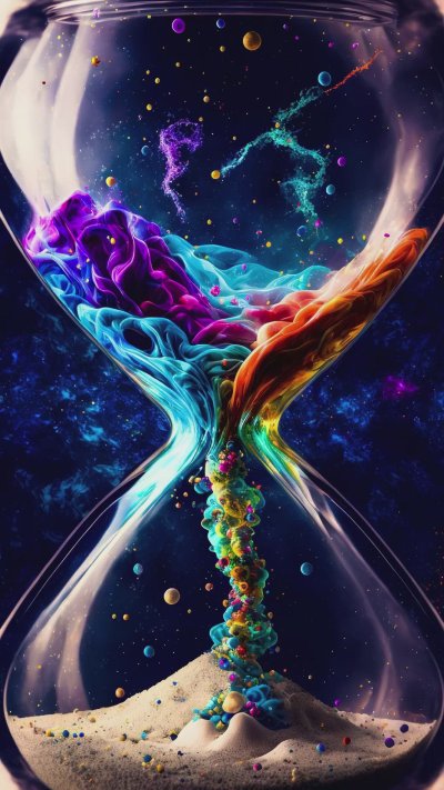 Песочные часы абстракция