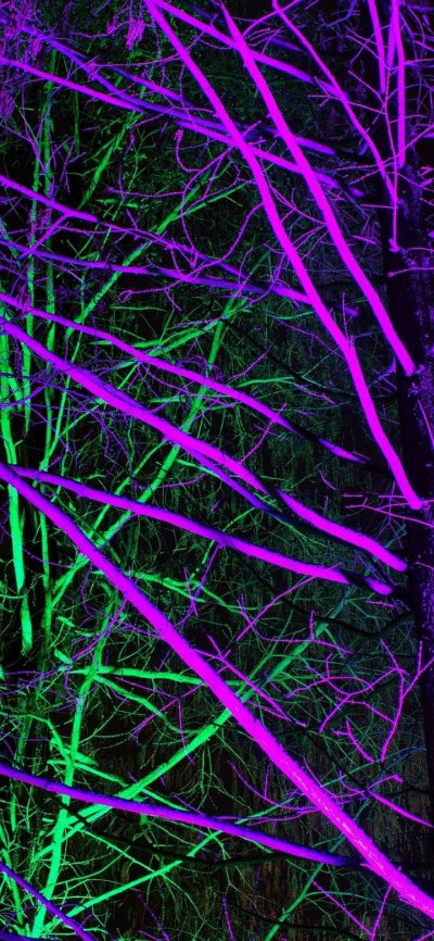 Фиолетовый неон