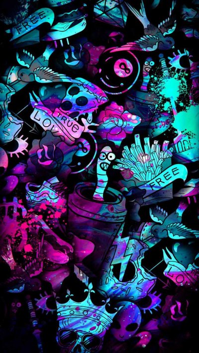 Картинки граффити обои на телефон