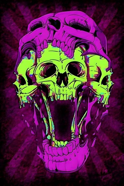 Обои на айфон череп