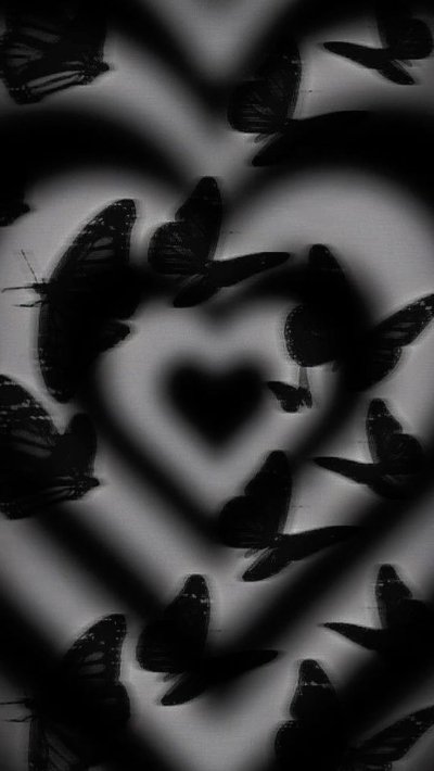 Черные бабочки Эстетика