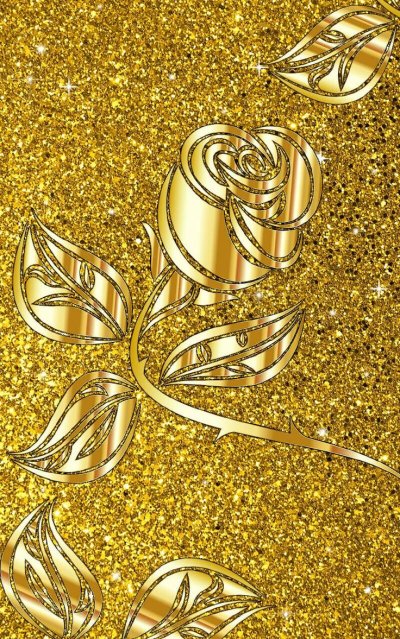 Обои с золотом