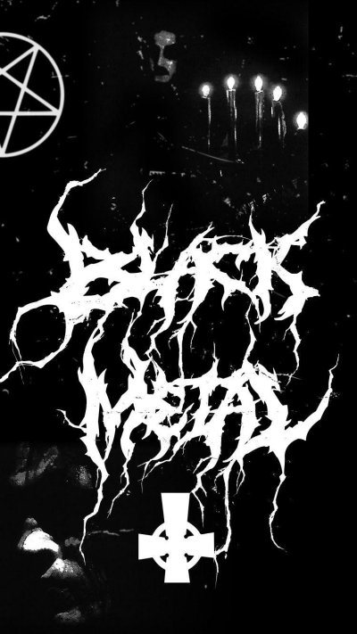 Black Metal надпись