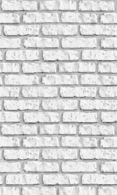 Белая кирпичная стена