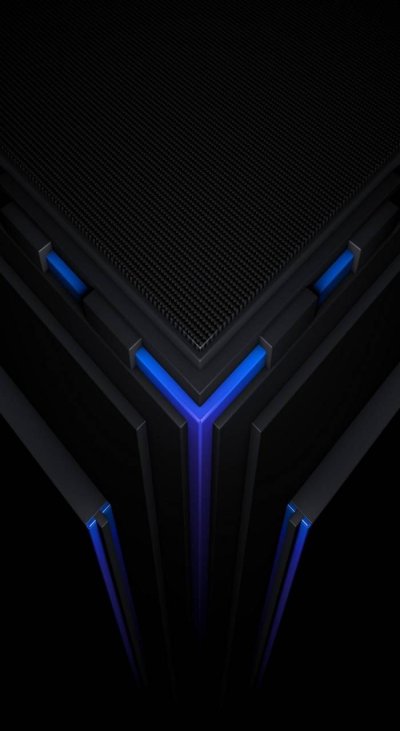 Черно синий карбон