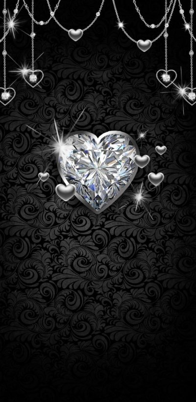 Красивые узоры на черном фоне