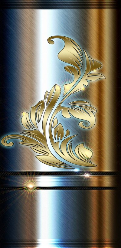 Золотистые обои на телефон