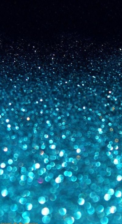 Синие блестки