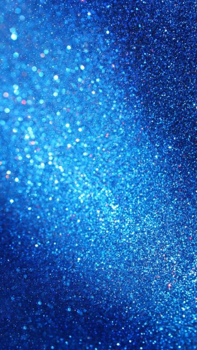 Синие блестки