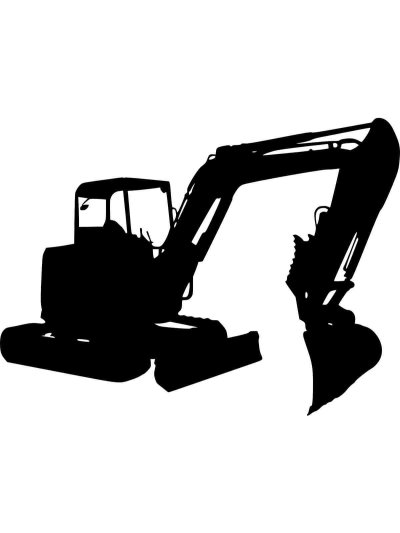 Экскаватор JCB вектор