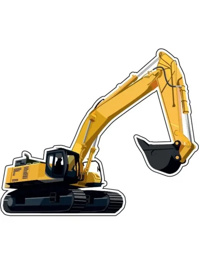 Наклейки на экскаватор