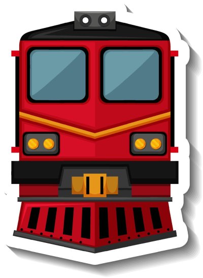 Тепловоз рисунок