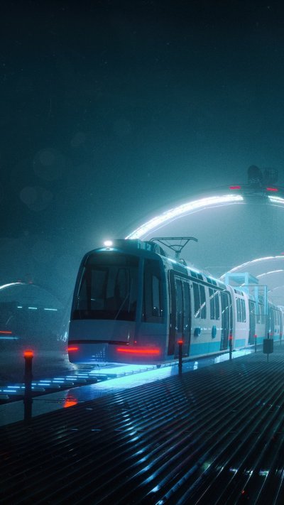 Киберпанк поезд