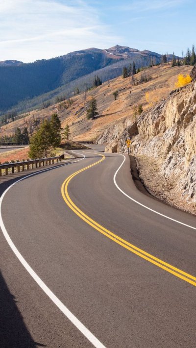 Серпантин в горах