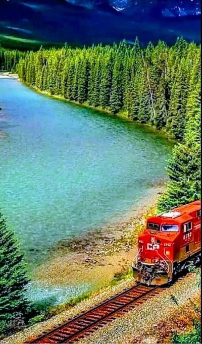 Красивый поезд