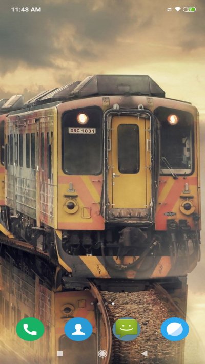 Заставка на телефон поезд