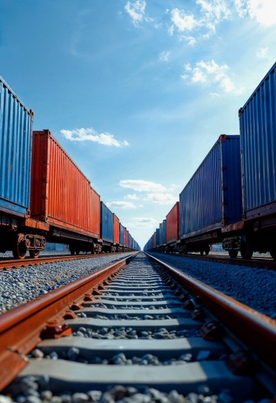 Товарный поезд