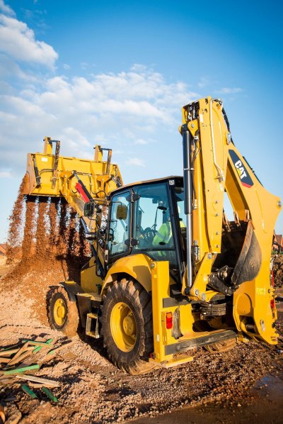 Экскаватор погрузчик Cat 428f