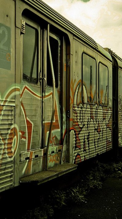Граффити на поездах