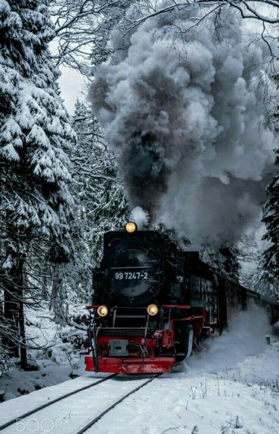 Поезд зимой