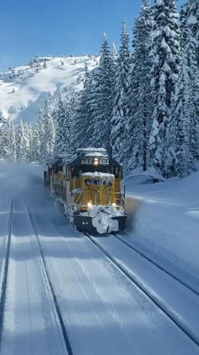 Зимний поезд