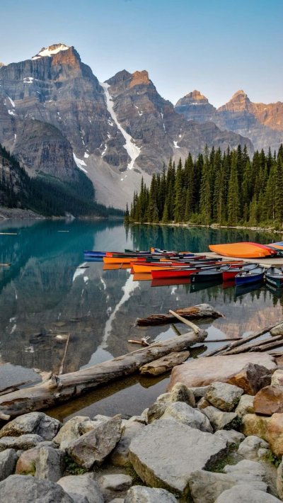 Лодки на озере Брайес