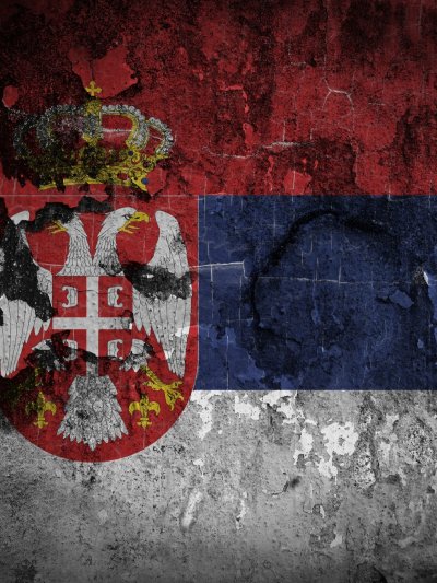 Сербия флаг и герб