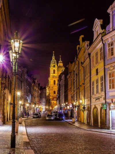 Ночные улицы Праги