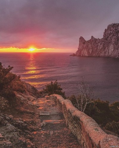 Мыс Фиолент рассвет