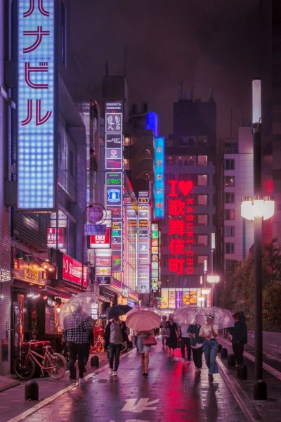 Неон Сити Япония Акихабара