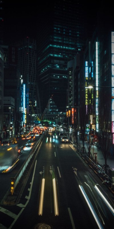 Ночной город Токио