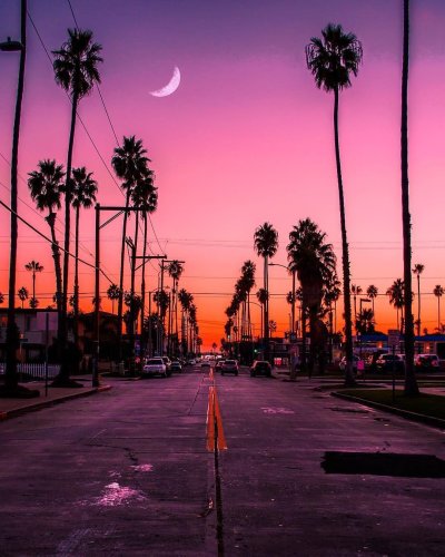 Сансет стрит в Лос Анджелесе