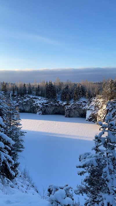 Карелия зимой