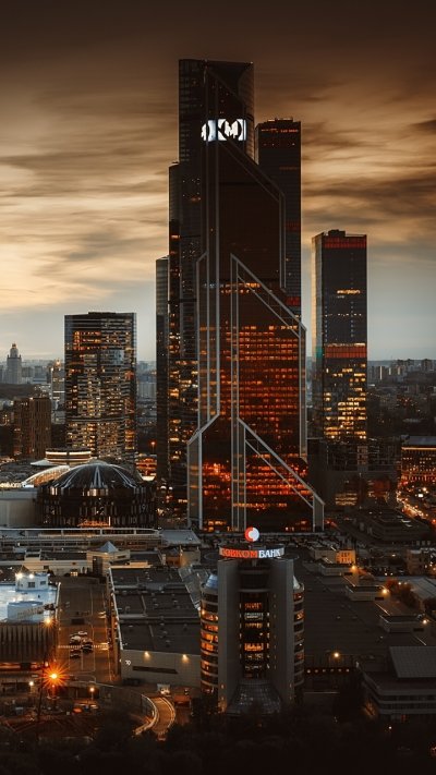 Москоу Сити 4к