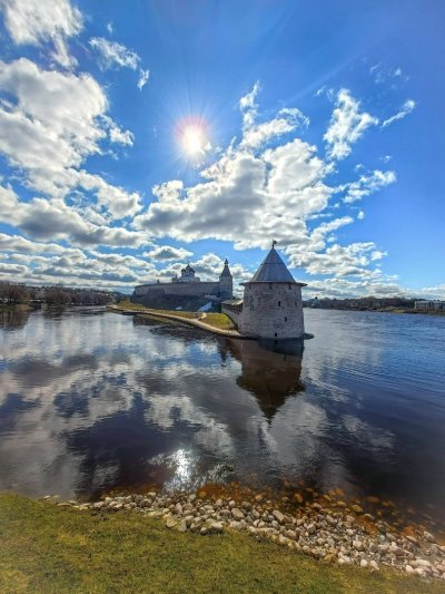 Псков в апреле