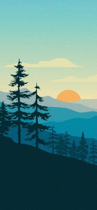 Минималистичные пейзажи