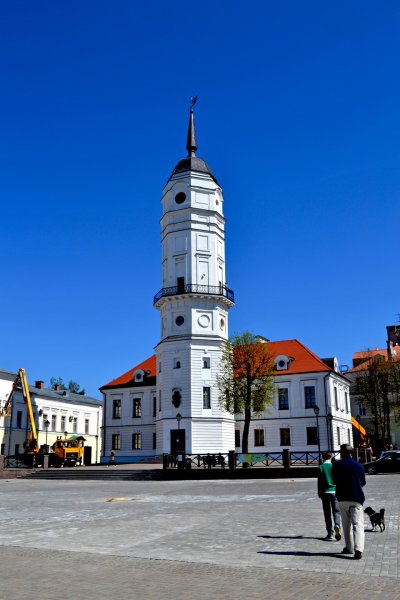 Могилев ратуша трубач